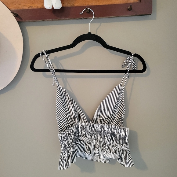 Sim & Sam New Striped Top Size Medium - Picture 2 of 8